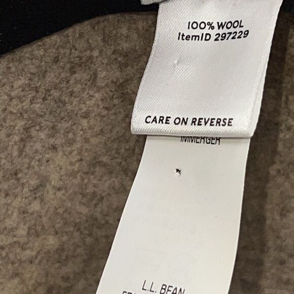 LL BEAN SIGNATURE Tan and Brown Wool Hat - Picture 6 of 7